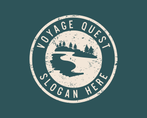 Exploration - Mountain Outdoor Exploration logo design