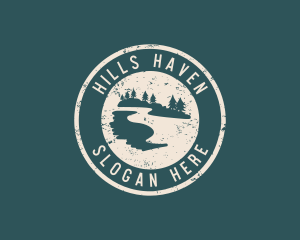 Mountain Outdoor Exploration logo design