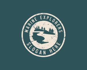 Mountain Outdoor Exploration logo design