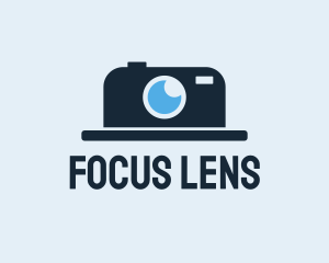 Hat Camera Lens logo design