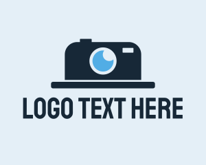 Shutter - Hat Camera Lens logo design
