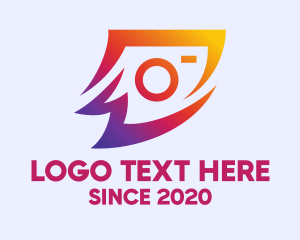 Rewind - Colorful Photo Studio logo design