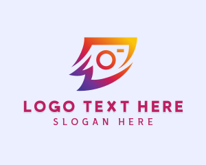 Instagram - Colorful Photo Studio logo design