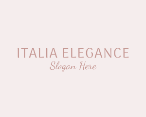 Elegant Cursive Beauty logo design