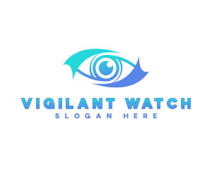 Monitoring - Security Eye Surveillance logo design