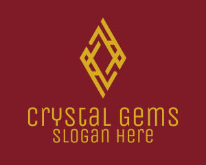 Gold Luxury Diamond logo design