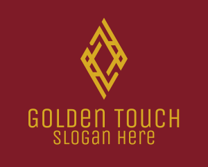 Gold Luxury Diamond logo design