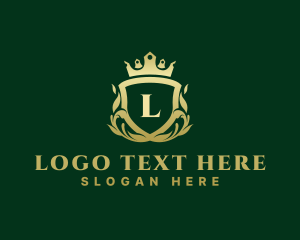 Luxury - Premium Crown Shield Crest logo design