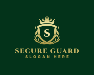 Defense - Premium Crown Shield Crest logo design
