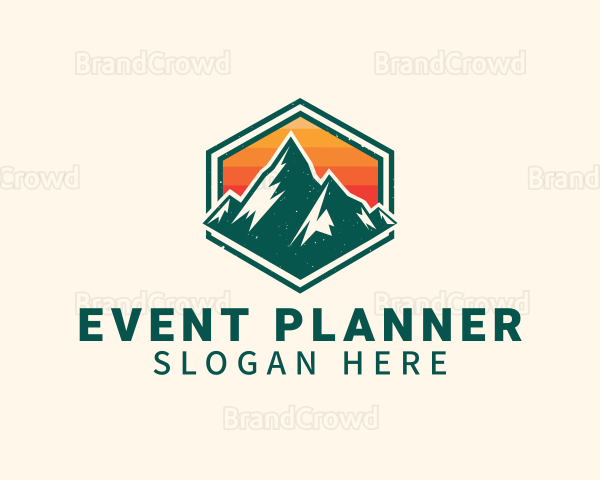 Camping Mountaineer Peak Logo