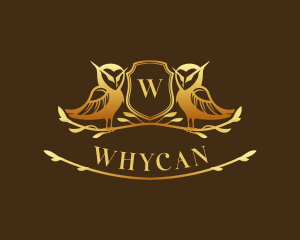 Aristocrat - Premium Owl Crest logo design