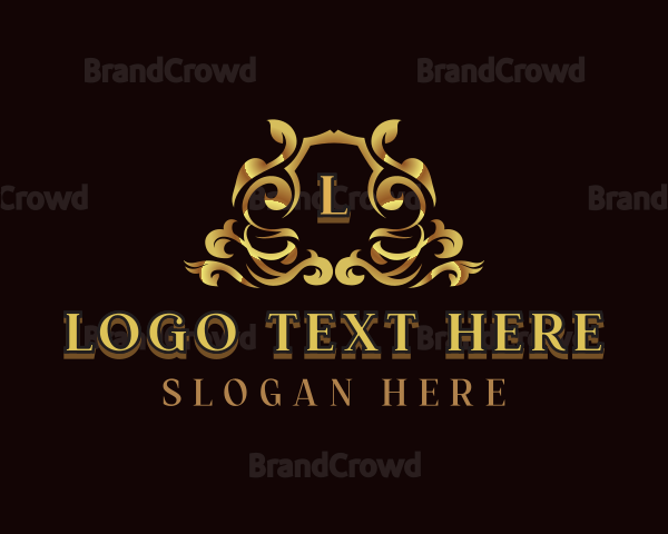 Luxury Ornamental Crest Logo