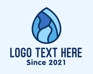 Water Supply - Distilled Water Station logo design