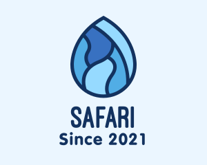 Water Drop - Distilled Water Station logo design