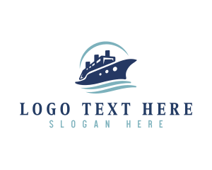 Cruise Ship Travel Logo