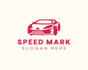 Red Sports Car logo design