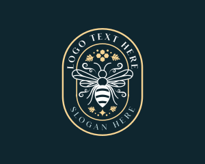 Apiary - Natural Bee Farm logo design