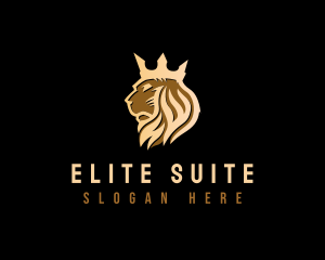 Suite - Lion Crown Royalty logo design