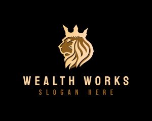 Assets - Lion Crown Royalty logo design