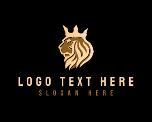 Lion Crown Royalty Logo