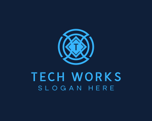 Digital Tech Programming  logo design