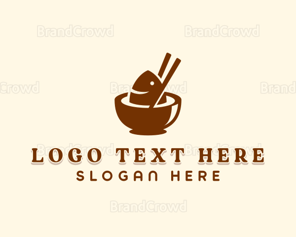 Fish Soup Bowl Logo