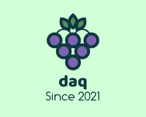 Pub - Organic Grapes Fruit logo design