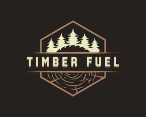 Woodwork Logging Timber logo design