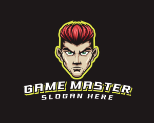 Player - Man Player Gaming logo design