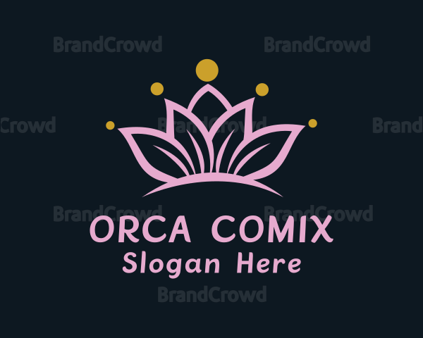 Beauty Spa Crown Logo