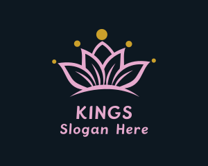 Beauty Spa Crown  logo design