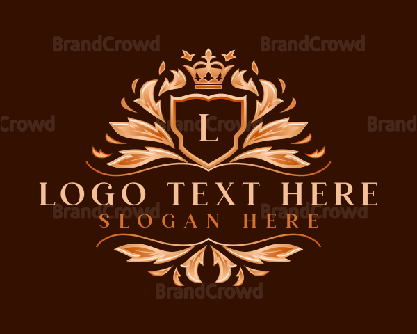 Royal Crown Leaf Logo