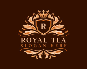 Royal Crown Leaf logo design