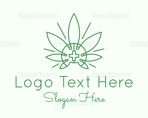 Medical Marijuana Outline Logo