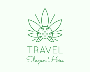 Medical Marijuana Outline Logo