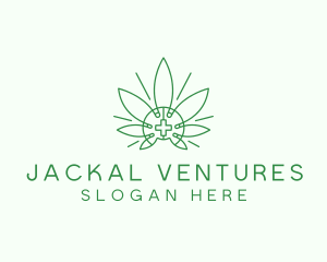 Medical Marijuana Outline logo design