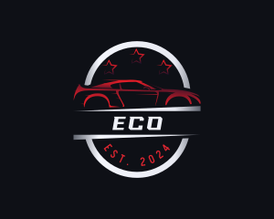 Sedan - Auto Detailing Mechanic logo design