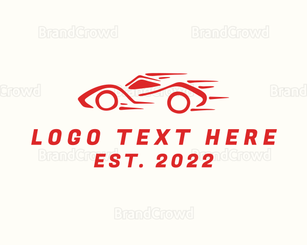 Fast Car Racing Logo