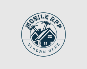 Remodel - Carpentry Hammer Tool logo design