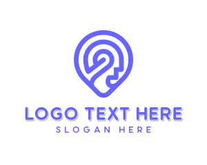 Psychiatrist - Psychiatrist Location Pin logo design