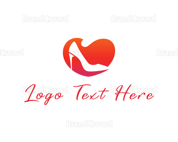 Heart Stiletto Heels Logo