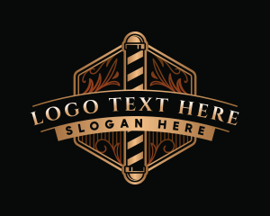 Barbershop - Barbershop Hair Stylist logo design