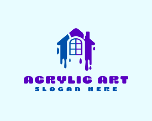 Contractor Renovation Painting logo design