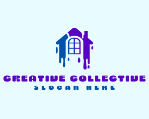 Contractor Renovation Painting logo design