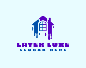 Latex - Contractor Renovation Painting logo design