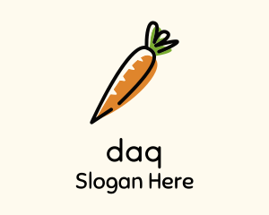 Carrot Farm Vegetable Logo