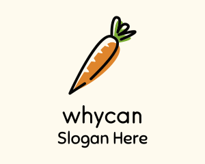 Carrot Farm Vegetable Logo