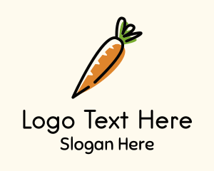 Carrot Farm Vegetable Logo