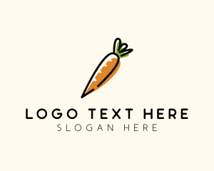 Carrot - Carrot Farm Vegetable logo design