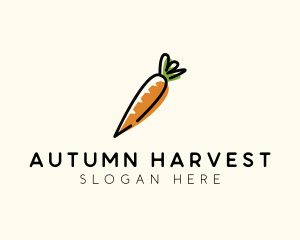 Carrot Farm Vegetable logo design